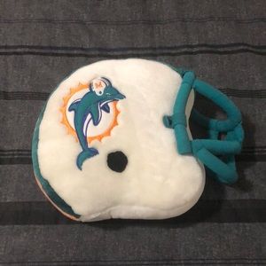 Miami Dolphins Retro Throw Pillow